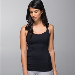 Lululemon Free To Be BLACK Tank size 4